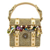 Mary Frances Secret Treasure Chest Beaded Handbag Gold Gems Box Bag Purse NEW