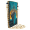 Mary Frances Midnight Cruise Beaded Ship Phone Bag Blue Gold Handbag Purse NEW