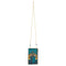 Mary Frances Midnight Cruise Beaded Ship Phone Bag Blue Gold Handbag Purse NEW