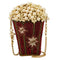 Mary Frances Movie Night Popcorn Bucket Pearl Red Handbag Crossbody Bag Purse NEW