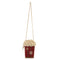 Mary Frances Movie Night Popcorn Bucket Pearl Red Handbag Crossbody Bag Purse NEW