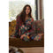 Johnny Was Nushka Black Sleepwear 2 Piece Pj Set Home Lounge Night Flower Red NEW