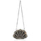 Mary Frances Ocean of Pearls Shell Crossbody Handbag Black Silver Bag Purse NEW
