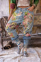 Magnolia Pearl 371 Cotton Floral Pants Applique Miner Denims Wash Pant Blue NEW