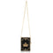 Mary Frances Royalty Gold Crown Beaded Zip Crossbody Handbag Black Bag Purse NEW