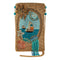 Mary Frances Sail Away Boat Ocean Beaded Phone Bag Gold Blue Handbag Zip Purse NEW
