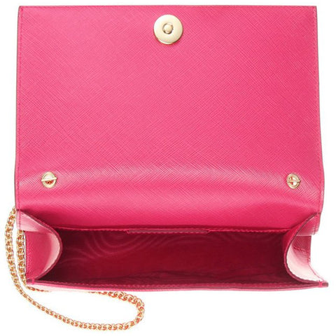 Salvatore Ferragamo Ginny Mini Leather Bag Fuchsia Pink Crossbody Handbag Purse NEW