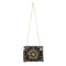 Mary Frances Solar Mystique Celestial Flowers Beaded Handbag Zip Bag Blue Gold Purse NEW