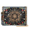 Mary Frances Solar Mystique Celestial Flowers Beaded Handbag Zip Bag Blue Gold Purse NEW