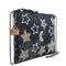 Mary Frances Super Nova Blue Celestial Stars Moon Crossbody Mini Zip Handbag Beaded Bag Purse NEW