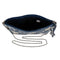 Mary Frances Super Nova Blue Celestial Stars Moon Crossbody Mini Zip Handbag Beaded Bag Purse NEW