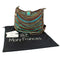 Mary Frances Sway with Me Beaded Strands Boho Southwestern Handbag Blue Bronze Bag Purse NEW