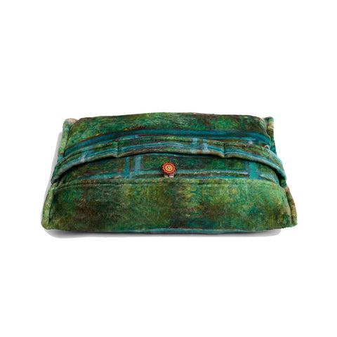 Johnny Was Japanese Footbridge Travel Blanket Reversible Home Lounge Green NEW