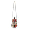 Mary Frances In Tune Ivory Pink Floral 3D Violin Handbag Crossbody Bag Purse NEW