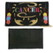 Mary Frances Cancer Horoscope Signs Black Flower Bag Handbag Purse Beaded New
