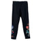 Johnny Was Cora Legging Cotton Floral Embroidery Leggings Pants Flower Black NEW