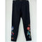 Johnny Was Cora Legging Cotton Floral Embroidery Leggings Pants Flower Black NEW
