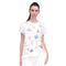 Johnny Was Amalfi Boxy Square Tee Shirt Cotton Embroidery Swing White Top NEW