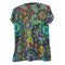 Johnny Was Janie Favorite Napper V Short Tee Naperron Shirt Green Blue Top NEW
