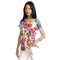 Johnny Was Janie Favorite Evalon Dolman Tee Swing Shirt Floral Top Cream NEW