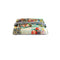 Johnny Was Christy Travel Blanket Cozy Reversible Floral City Lounge Green Blue NEW
