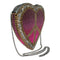 Mary Frances Love In Crossbody Heart Sling Bag Zip Handbag Pink Gold Purse NEW