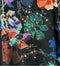 Johnny Was Janie Favorite V Kimono Midnight Tee Swing Floral Shirt Black Top Small NEW