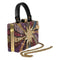 Mary Frances Eclipse Sunshine Beaded Handbag Sun Top Handle Bag Gold Purse NEW