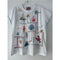 Johnny Was Amalfi Boxy Square Sleeve Tee Shirt Cotton Embroidery White Top M NEW