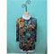 Johnny Was Lona Janie Favorite 3/4 Sleeve Crew Tee Floral Shirt Purple Top NEW