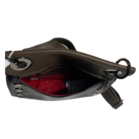 Hammitt Tony Small Olivine Snake Leather Crossbody Handbag Bag New