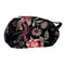 Johnny Was Colette Cotton Velvet Makeup Bag Floral Embroidered Cosmetic Handbag Black NEW