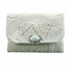 Mary Frances Blanco Mini White Stone Special Evening Bag Handbag Beaded Purse NEW