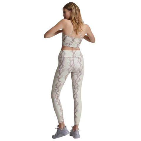 Varley Century Legging 2.0 (25") Pants Champagne Snake Gray Workout Leggings NEW