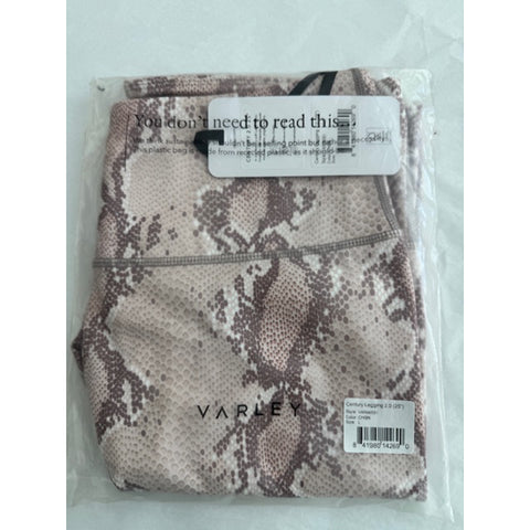 Varley Century Legging 2.0 (25") Pants Champagne Snake Gray Workout Leggings NEW