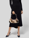 Francesco Biasia Olga Heaven Cuoio Animal Leather Bag Shoulder Handbag Purse NEW
