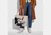 Coach Disney Mickey Keith Haring Highline Leather Tote Bag Handbag White NEW