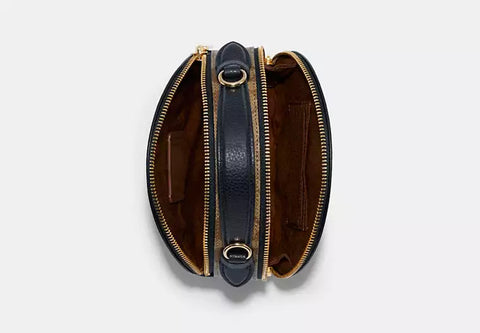 Coach Jean Michel Basquiat Signature Canteen Canvas Handbag Bag Brown Purse NEW