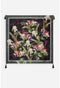 Johnny Was Janie Favorite Iris Whisper Long Swing Tee Floral Shirt Top Black NEW