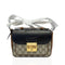 Gucci Tri Color Padlock Supreme Shoulder Bag Leather Handbag Gold Black Brown NEW
