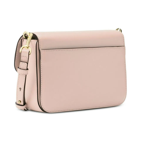 Michael Kors Sloan Large Shoulder Bag Leather Handbag Purse Ballet Pink Gold NEW