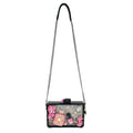 Mary Frances Flawless Crossbody Handbag Beaded Clutch Floral Black Bag New