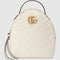 Gucci GG Marmont White Mystic Backpack Authentic Leather Italy Shoulder Bag NEW
