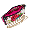 Mary Frances Hello Gorgeous Crossbody Phone Floral Lipstick Handbag Bag New