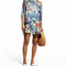Johnny Was Sunrise Surf Swim Resort Cover Up Long Dress V Neck Flower Blue NEW