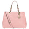 Michael Kors Cynthia Satchel Medium Handbag Pale Pink Shoulder Bag Purse New