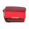 Marc Jacobs Hail To The Queen Katie Cabernet Crossbody Red Gold Leather Bag New