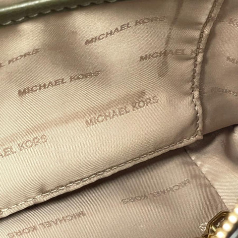 Michael Kors Mitchell Medium Crossbody Handbag Gold Black Shoulder Bag Purse New