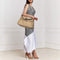Gucci GG Supreme Canvas Diaper Bag Brown Beige Handbag Baby Changing Pad Italy NEW