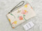 Coach Large Corner Zip Wristlet Dreamy Land Floral Handbag White Pink Bag NEW